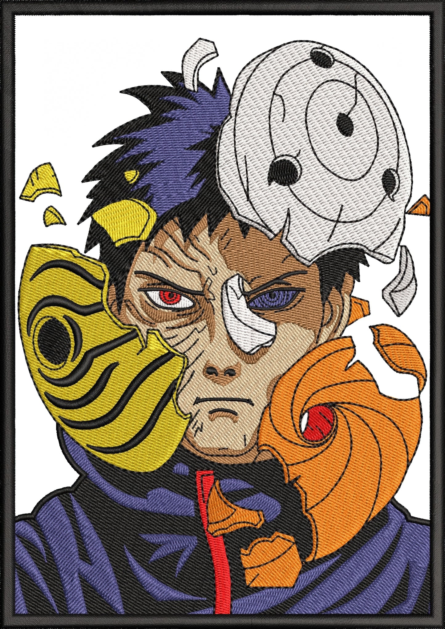 OBITO BORDADO CON ESTAMPADO