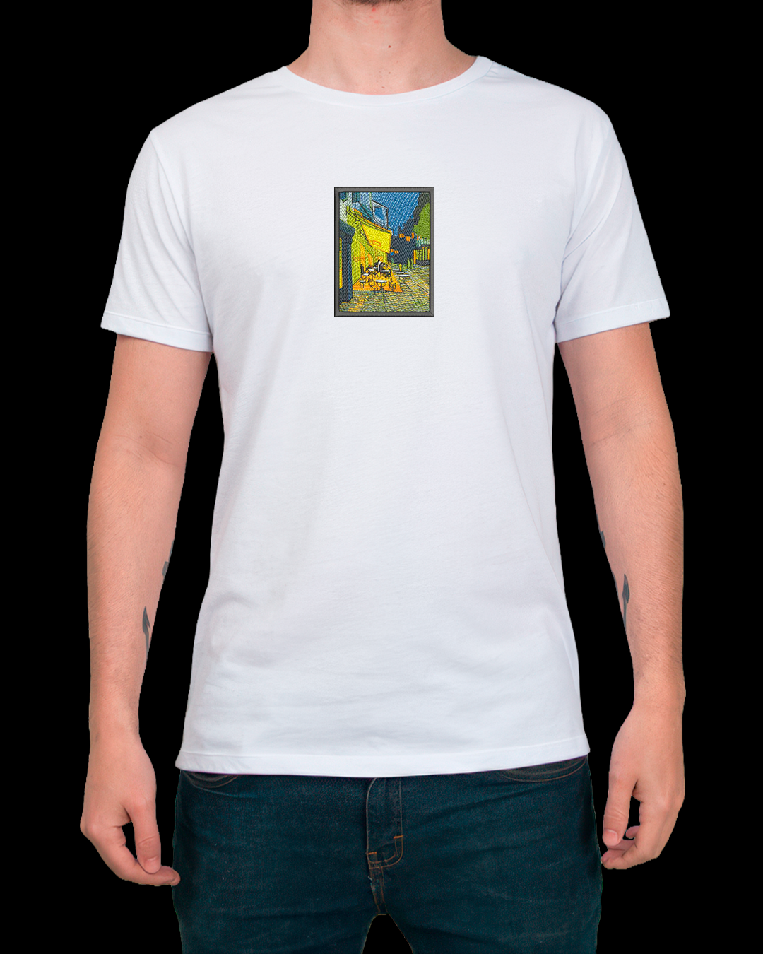 TERRAZA DE CAFE POR LA NOCHE