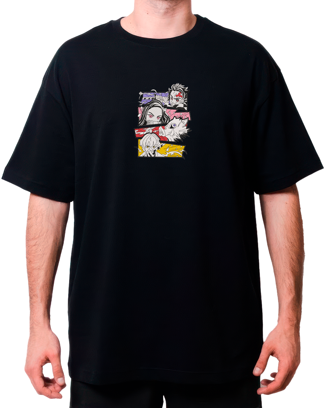 TANJIRO, NEZUKO, INOSUKE Y ZENITSU