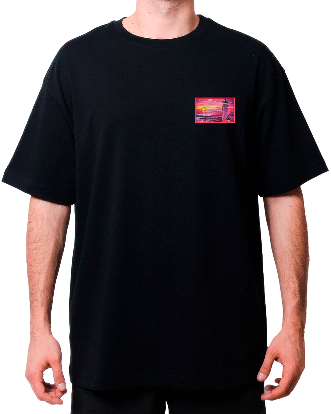 THE LIGHTHOUSE AT SUNSET V2